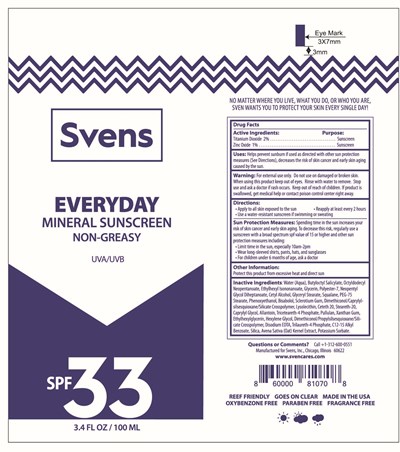 Svens Sunscreen Label (Svens Sunscreen Label)